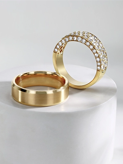 Yellow Gold Wedding Bands